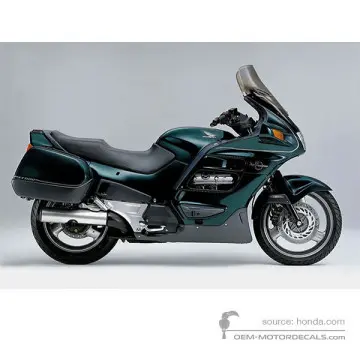 Honda ST1100 ABS PAN EUROPEAN 1998 - Verde - Tasmania Green Metallic
