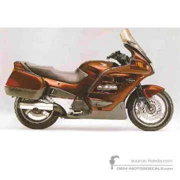 Honda ST1100 ABS PAN EUROPEAN 1998 - Rosso - Candy Wineberry Red