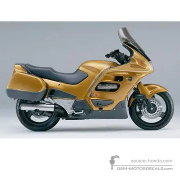 Honda ST1100 ABS PAN EUROPEAN 50TH Anniversary 1999 - Oro - Siena Gold Metallic