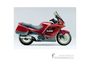 Pegatinas para Honda ST1100 ABS PAN EUROPEAN 1999 - Rojo • Honda Pegatinas OEM
