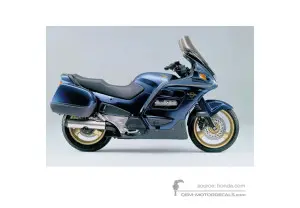 Adesivi per Honda ST1100 ABS PAN EUROPEAN 1999 - Blu • Honda Adesivi OEM