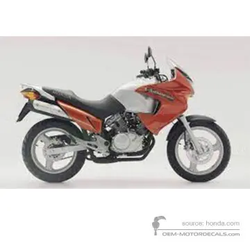Honda XL125V VARADERO 2001 - Rojo - Moody Blue Metallic