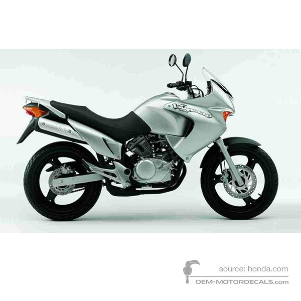 Stickers voor Honda XL125V VARADERO 2002 - Zilver • Honda OEM Stickers