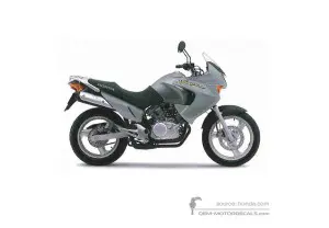 Decals for Honda XL125V VARADERO 2005 - Silver • Honda OEM Decals