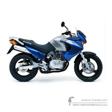 Honda XL125V VARADERO 2005 - Bleu - Pearl Breezy Blue