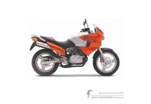 Decals for Honda XL125V VARADERO 2006 - Orange • Honda OEM Decals
