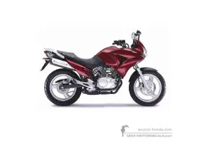 Decals for Honda XL125V VARADERO 2008 - Red • Honda OEM Decals