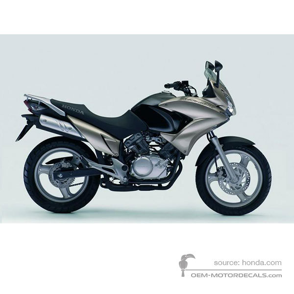 Decals for Honda XL125V VARADERO 2007 - Beige • Honda OEM Decals