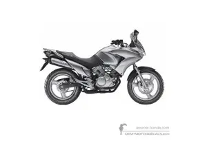 Decals for Honda XL125V VARADERO 2008 - Gray • Honda OEM Decals