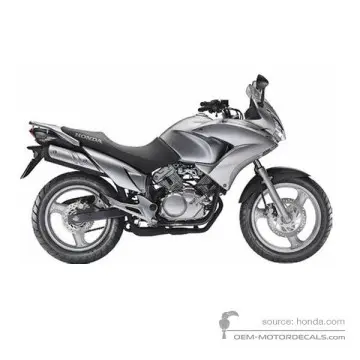 Honda XL125V VARADERO 2008 - Grigio - Spangle Silver Metallic