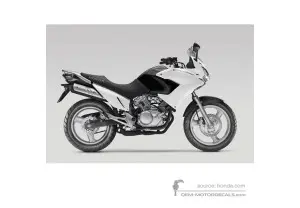 Decals for Honda XL125V VARADERO 2009 - White • Honda OEM Decals