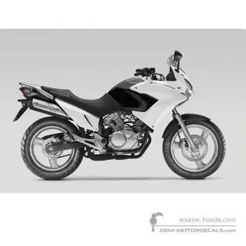 Honda XL125V VARADERO 2009 - Bianco - Shasta White
