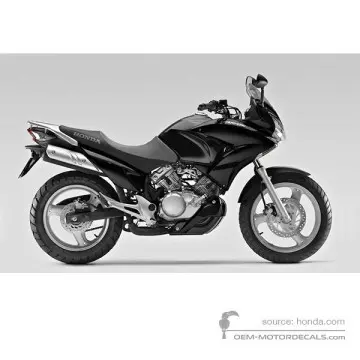 Honda XL125V VARADERO 2009 - Zwart - Pearl Concours Black