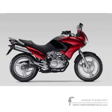 Honda XL125V VARADERO 2011 - Rojo - Pearl Siena Red