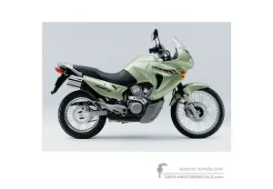 Decals for Honda XL650V TRANSALP 2000 - Green • Honda OEM Decals