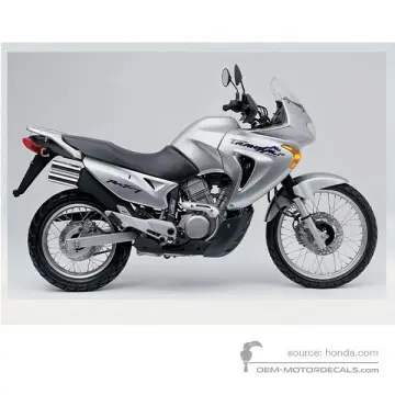 Honda XL650V TRANSALP 2001 - Argent - Shield Silver Metallic