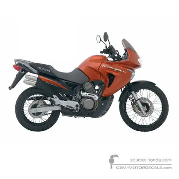 Honda XL650V TRANSALP 2005 - Arancione - Mystic Orange Metallic