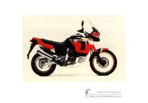 Decals for Honda XRV750 AFRICA TWIN 1991 - Black • Honda OEM Decals