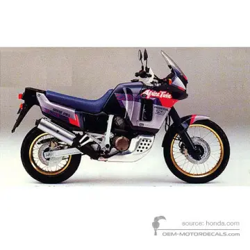 Honda XRV750 AFRICA TWIN 1992 - Blu - Space Blue