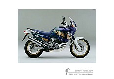 Autocollants pour Honda XRV750 AFRICA TWIN 1993 - Vert • Honda Autocollants OEM