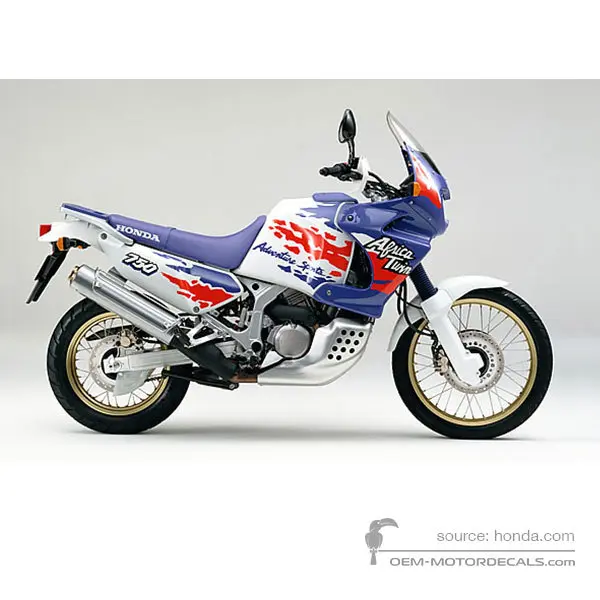 Honda XRV750 AFRICA TWIN 1993 - Weiss - Shasta White