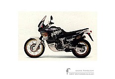 Autocollants pour Honda XRV750 AFRICA TWIN 1993 - Noir • Honda Autocollants OEM