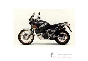 Decals for Honda XRV750 AFRICA TWIN 1993 - Black • Honda OEM Decals