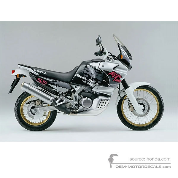 Naklejki do Honda XRV750 AFRICA TWIN 1994 - Czarny • Honda Naklejki OEM
