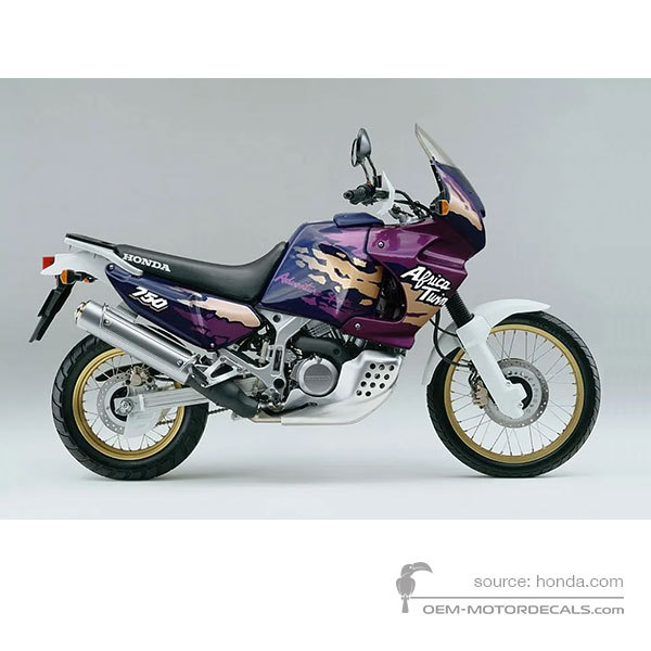 Naklejki do Honda XRV750 AFRICA TWIN 1994 - Niebieski • Honda Naklejki OEM