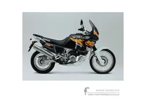 Decals for Honda XRV750 AFRICA TWIN 1996 - Black • Honda OEM Decals