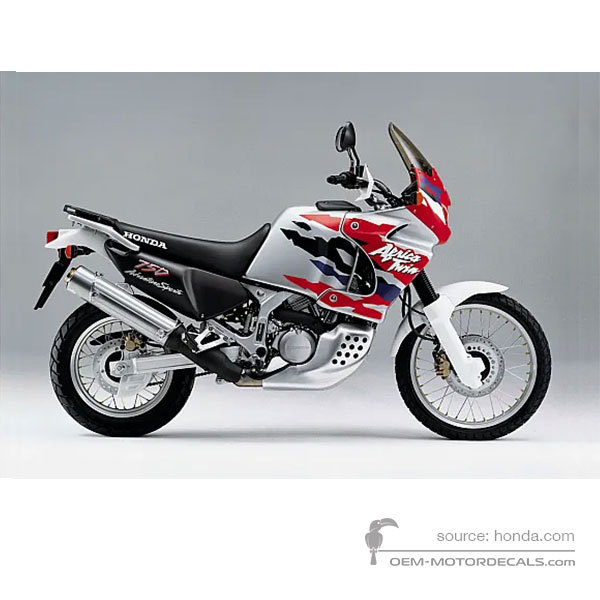 Aufkleber für Honda XRV750 AFRICA TWIN 1997 - Silber • Honda OEM-Aufkleber