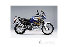 Autocollants pour Honda XRV750 AFRICA TWIN 1997 - Bleu • Honda Autocollants OEM