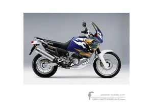 Decals for Honda XRV750 AFRICA TWIN 1997 - Blue • Honda OEM Decals