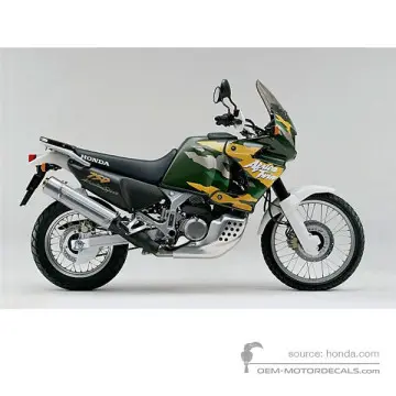 Honda XRV750 AFRICA TWIN 1998 - Verde - Minotauros Green Metallic