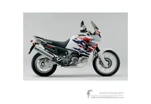 Decals for Honda XRV750 AFRICA TWIN 1998 - White • Honda OEM Decals