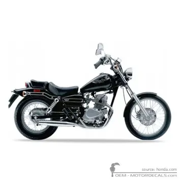 Honda CA125 REBEL 1995 - Black