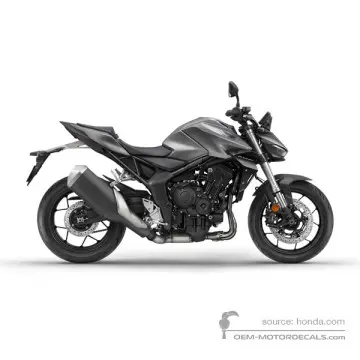 Honda CB1000 HORNET 2025 - Grigio - Mat Iridium Gray Metallic