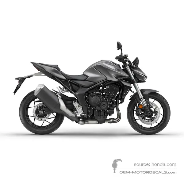 Honda CB1000 HORNET 2025 - Gris - Mat Iridium Gray Metallic