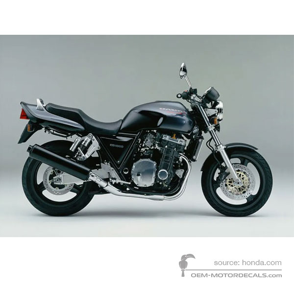 Pegatinas para Honda CB1000F 1993 - Negro • Honda Pegatinas OEM