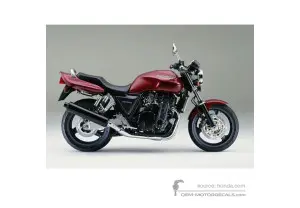 Decals for Honda CB1000F 1996 - Red • Honda OEM Decals