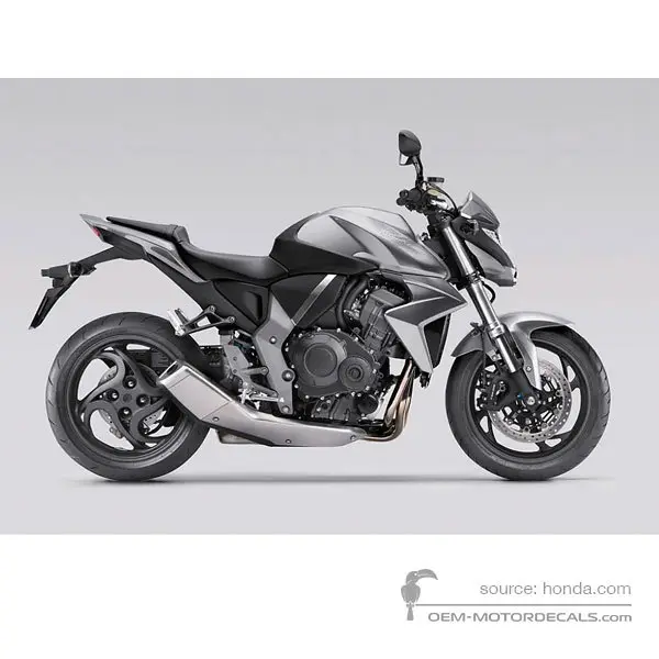 Honda CB1000R 2009 - Zilver - Sword Silver Metallic