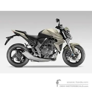 Honda CB1000R 2010 - Beige - Mat Vanguard Beige Metallic
