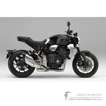 Honda CB1000R 2018 - Zwart - Graphite Black