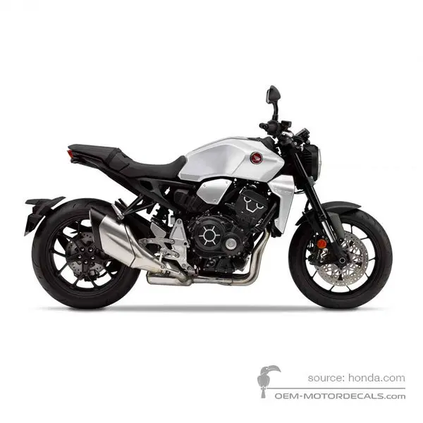 Honda CB1000R 2020 - Wit - Mat Pearl Glare White