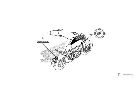 Honda CB1000R 2020 - Blanco