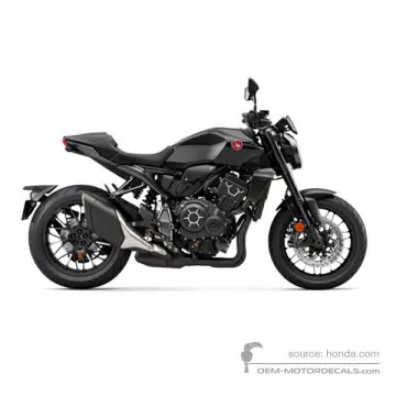 Honda CB1000R 2021 - Czarny - Mat Ballistic Black Metallic