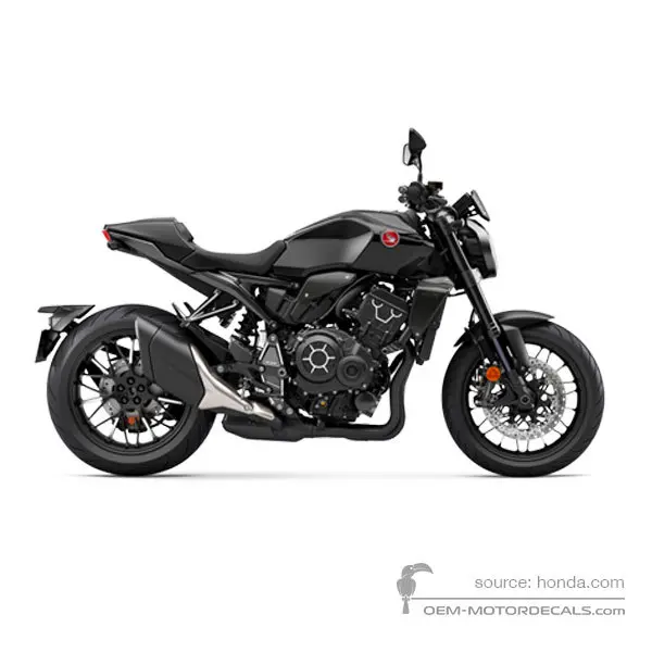 Honda CB1000R 2021 - Zwart - Mat Ballistic Black Metallic