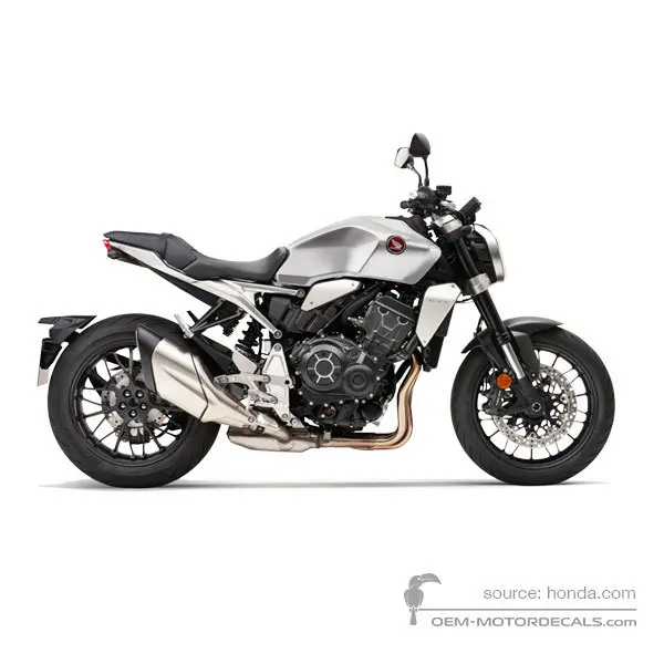 Honda CB1000R 2021 - Zilver - Mat Beta Silver Metallic