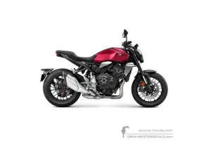 Pegatinas para Honda CB1000R 2023 - Rojo • Honda Pegatinas OEM
