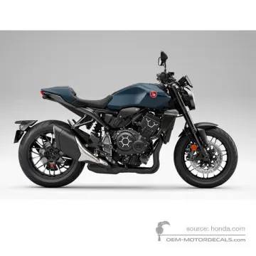 Honda CB1000R 2023 - Blauw - Mat Jeans Blue Metallic
